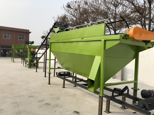 1-8 t/h Capacidade Fertilizante orgânico em pó Equipamento de fabricação com tensão personalizada