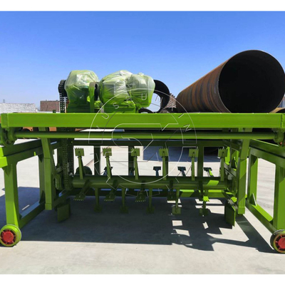 Máquina de torneamento de composto de fertilizantes de tipo ranhuras verdes