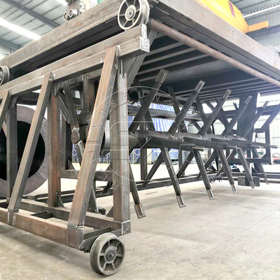 Máquina de torneamento de composto de fertilizantes de tipo ranhuras verdes
