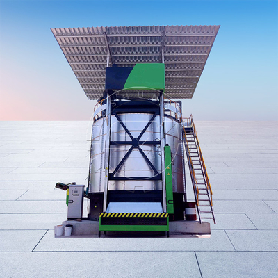Equipamento de compostagem de fermentação para produção sustentável de estrume animal e de fertilizantes