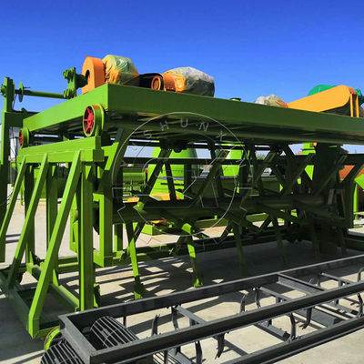 2500 KG Turner de compostagem de tipo ranhura A solução definitiva para compostagem