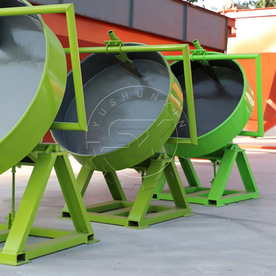 Granulador de disco orgânico de esterco de frango de 150 kg de peso para produção de partículas de fertilizantes