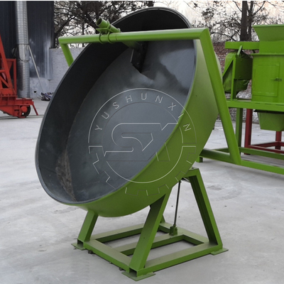 Granulador de disco orgânico de esterco de frango de 150 kg de peso para produção de partículas de fertilizantes