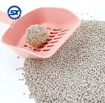 Linha de produção de lixo de gato com granulador de matriz plana e diversas opções de matérias-primas