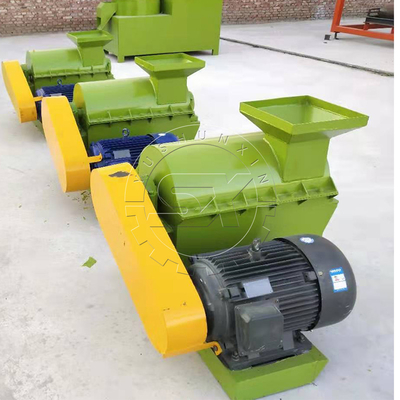 Tecnologia de fertilizantes triturador de material semi- húmido para esterco de frango e palha de arroz