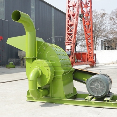 Máquina de trituração de palha de arroz YSX de 11 kW para fabricação de pó super fino