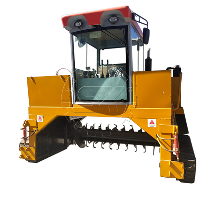 Máquina de mistura de composto Turner Crawler Walking Fertilizante orgânico Máquina de torneamento de composto