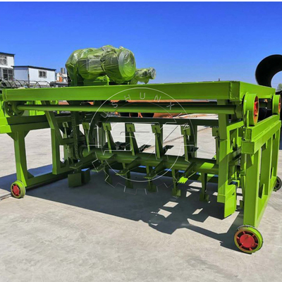 Trator de transformação de composto tipo ranhura de 380v com tecnologia e design aprovado pelo CE