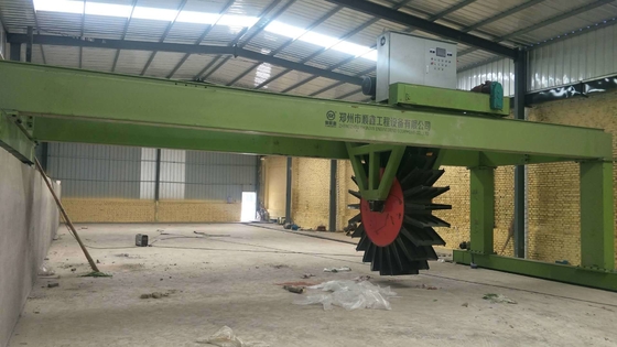 YSX Fermentação de estrume Fermentação orgânica Equipamento Tipo de roda Turner de composto