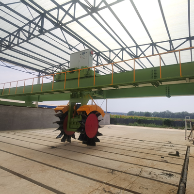 YSX Fermentação de estrume Fermentação orgânica Equipamento Tipo de roda Turner de composto