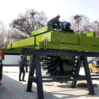 YSX Fermentação de estrume Fermentação orgânica Equipamento Tipo de roda Turner de composto