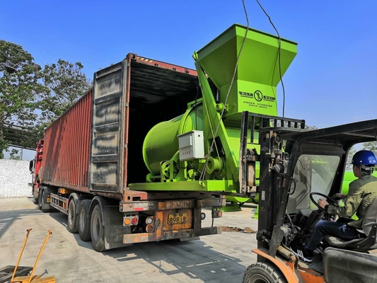 Máquina de mistura de grânulos de fertilizantes para mistura a granel com agitador a motor elétrico