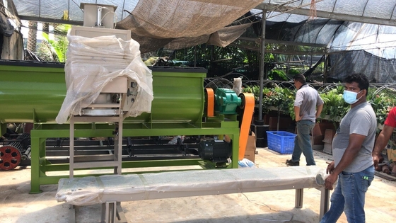 1 tonelada por lote Máquina de mistura de fertilizantes em pó para o processo de fabrico de fertilizantes