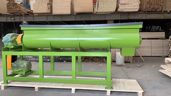 FERTILIZADOR Misturador de alimentação de eixo duplo para máquina ecológica