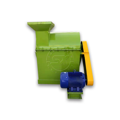 Máquina de trituração de materiais semi-húmidos 2024 Máquina de trituração para fabricação de fertilizantes Capacidade 1-8 t/h