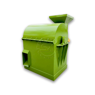 Máquina de produção de fertilizantes orgânicos de alta produtividade com moagem de material semi-húmido