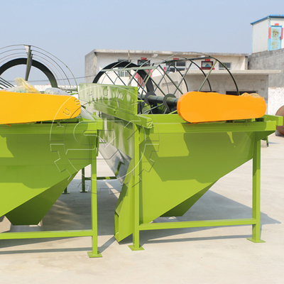Máquina de peneira de composto de fertilizantes orgânicos com teoria de bomba rotativa e cor personalizada
