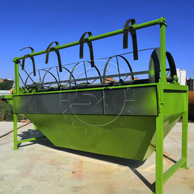 Máquina de filtragem de barril/areia rotativa de fertilizantes de segregação com dimensões de 3*1,3*2m