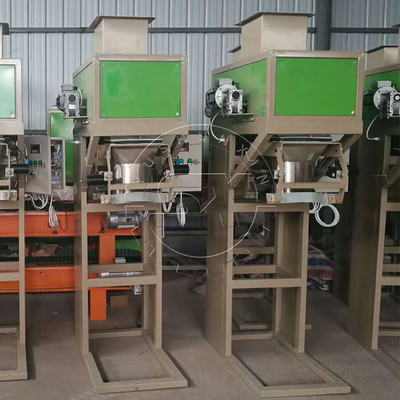 Máquina automática de embalagem de fertilizantes em pó de composto orgânico quantitativo de 20-50 kg/saco