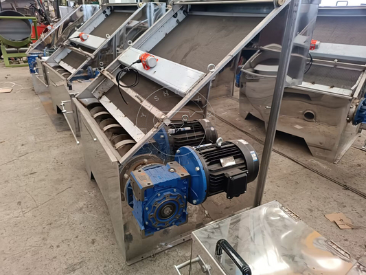 Máquina de remoção de lodo de 7 kW para extração hidrográfica de esterco de vaca e processamento de lodo de biogás