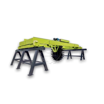 Turner de composto automático de roda A solução perfeita para fermentação de esterco animal