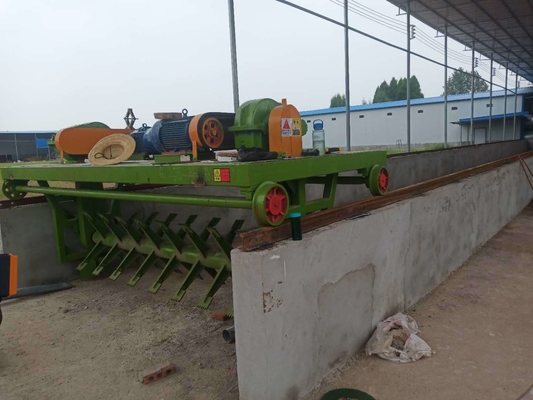 18.5kw Motor principal de potência tipo ranhuras de compostagem para fermentação de estrume animal