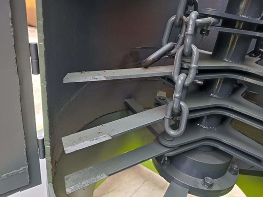Máquina de moagem de estrume YSX 1300*750*1900mm Tamanho para linha de produção de fertilizantes orgânicos