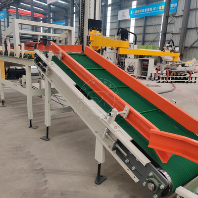 Linha de embalagem automática de cartão de aço inoxidável Máquina de paletização para linha de produção