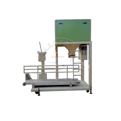 Máquina de embalagem automática de tipo saco de vedação traseira para integração de pellets de resíduos animais