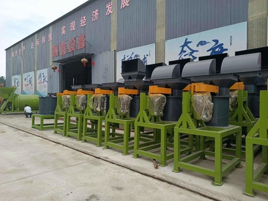 Triturador vertical para triturar composto Equipamento chave na produção de fertilizantes orgânicos