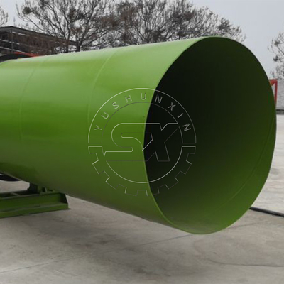 Máquina de secagem de grânulos de fertilizantes biológicos de esterco de cabra com cor personalizada