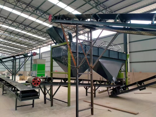 Equipamento rotativo de secagem para método de trabalho na linha de produção de fertilizantes fosfatados