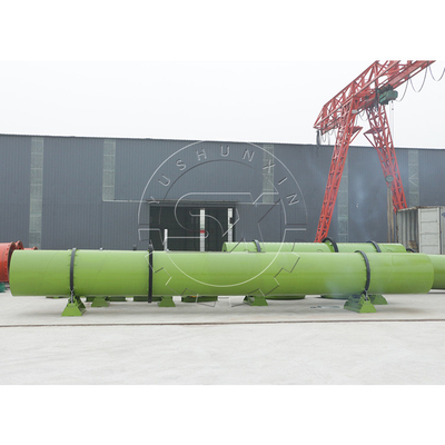 Máquina de granulação de fertilizantes de rolos duplos 380v YSX com secador de tambor e ângulo de instalação 3-5