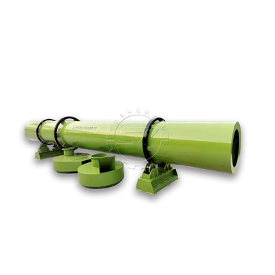Máquina de granulação de fertilizantes de rolos duplos 380v YSX com secador de tambor e ângulo de instalação 3-5