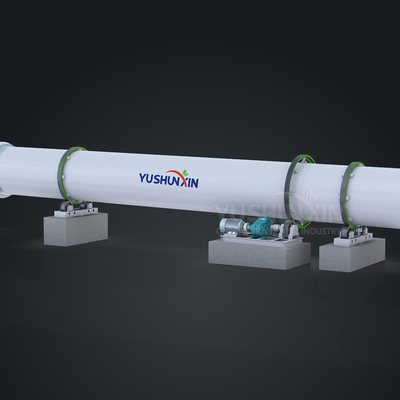 YSX Biomass Rotary Drum Dryer 26000KG Peso e para produção de fertilizantes orgânicos