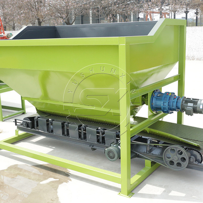 YSX Engorda orgânica de aves de capoeira Equipamento de planta de processamento de adubo orgânico Carregador Tipo de alimentador
