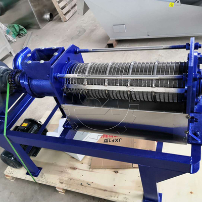 Máquina de separação sólido-líquido de 7kw que transforma estrume animal em fertilizante orgânico