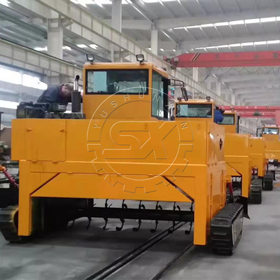 Máquina de torneamento de composto agrícola YSX para o processo de compostagem