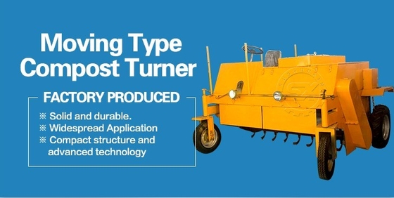 Turner de composto YSX / Máquina de transformação de solo / Fabricante de fertilizantes para melhorar o crescimento das culturas