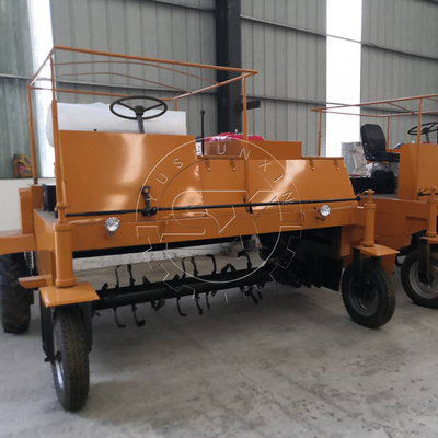 Máquina de transformação de composto YSX para compostagem rápida Velocidade de trabalho 7,5-8 m/min 400-500 m3/h