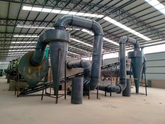 Linha de produção de grânulos de resíduos orgânicos de peso de 2400 kg com capacidade de 1 a 8 t/h