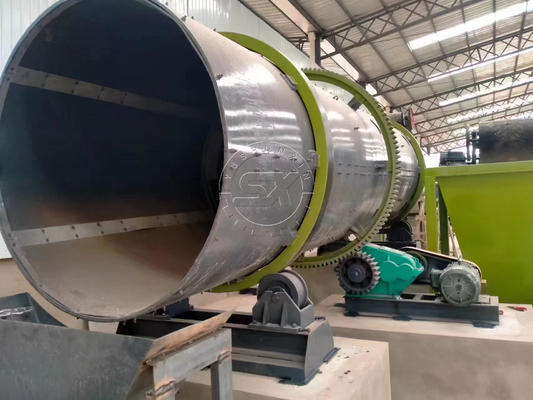 Pellet de prensagem de bolas redondas utilizado na linha de produção de fertilizantes orgânicos de 10 toneladas por hora