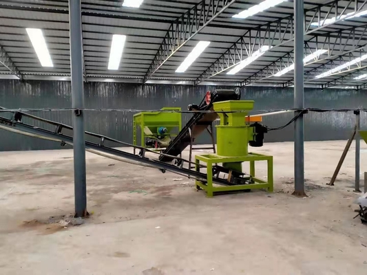 Linha de produção de fertilizantes de alta eficiência para composto de esterco de avicultura
