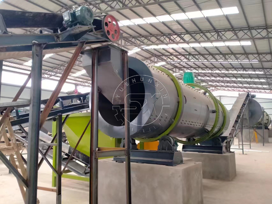 YSX NPK 15-15-0 Método da linha de granulação de fertilizantes compostos por via húmida