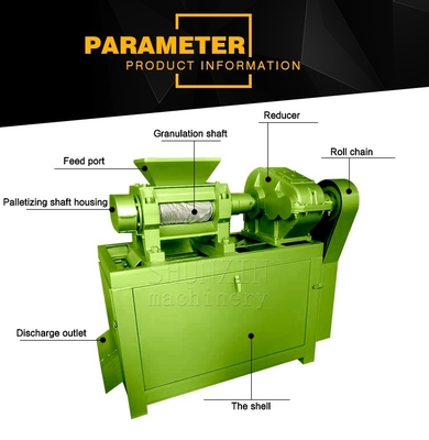 Máquina de fabricação de pellets de granulação de fertilizantes orgânicos com tensão competitiva e 380V