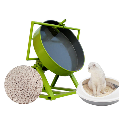 Máquina de fabricação de granulados de disco de granulador de lixo de gato de bentonita de alta eficiência de trabalho