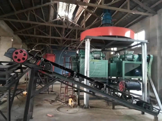 2000 kg/h de saída YSX NPK Granulador/Compactador de rolos duplos para o método de granulação seca