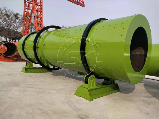 Granulador rotativo de tambor de alta eficiência para produção de fertilizantes de matéria-prima