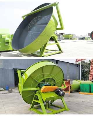 Máquina granular de granulação de fertilizantes para 200-300 kg/h de produção e grânulos