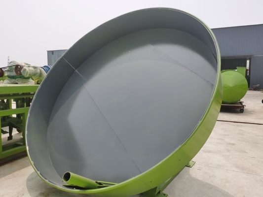 Granulador de disco para o processo de granulação molhada e potência do motor de lixo de gato 1,5-18,5kw